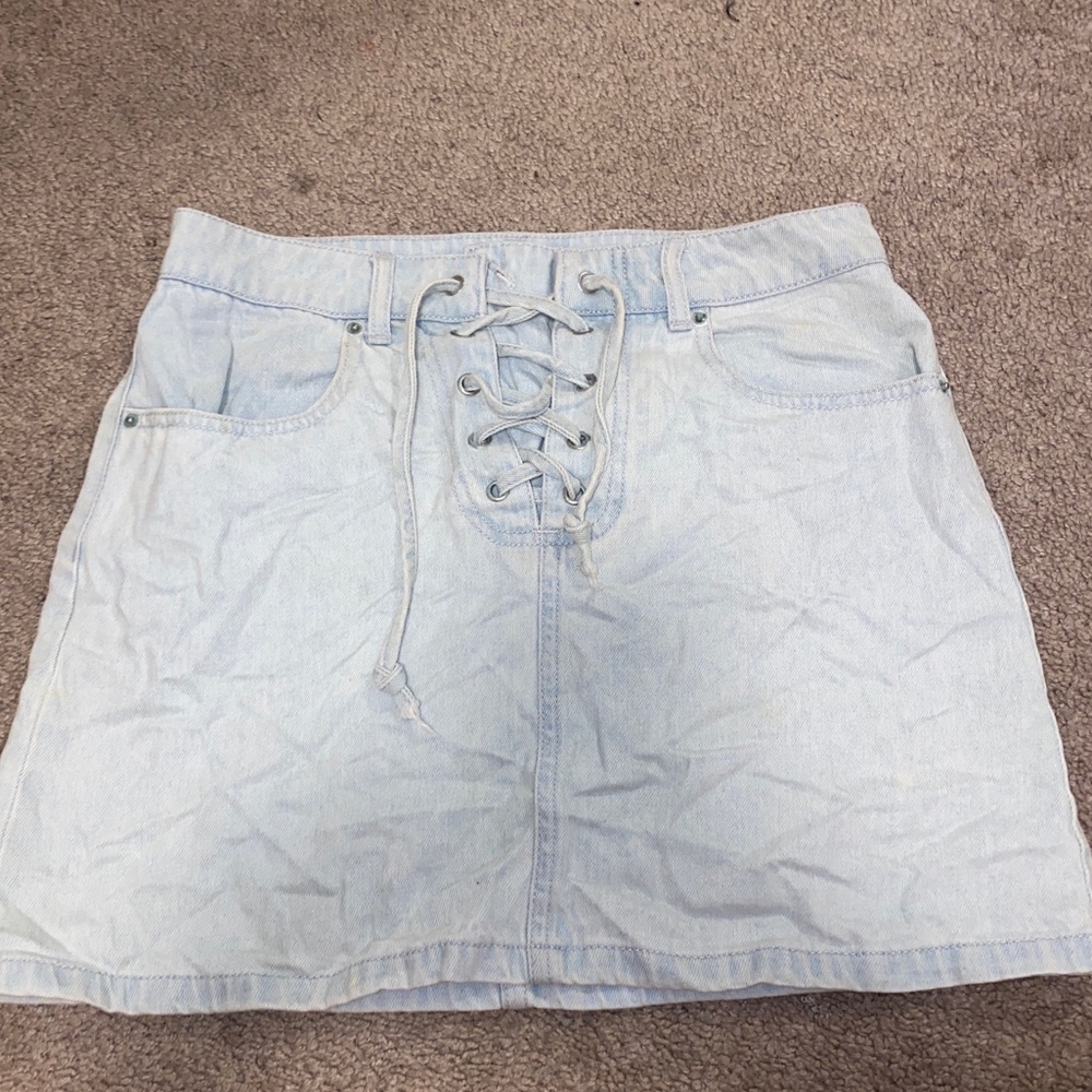 Light wash Forever 21 Skirt